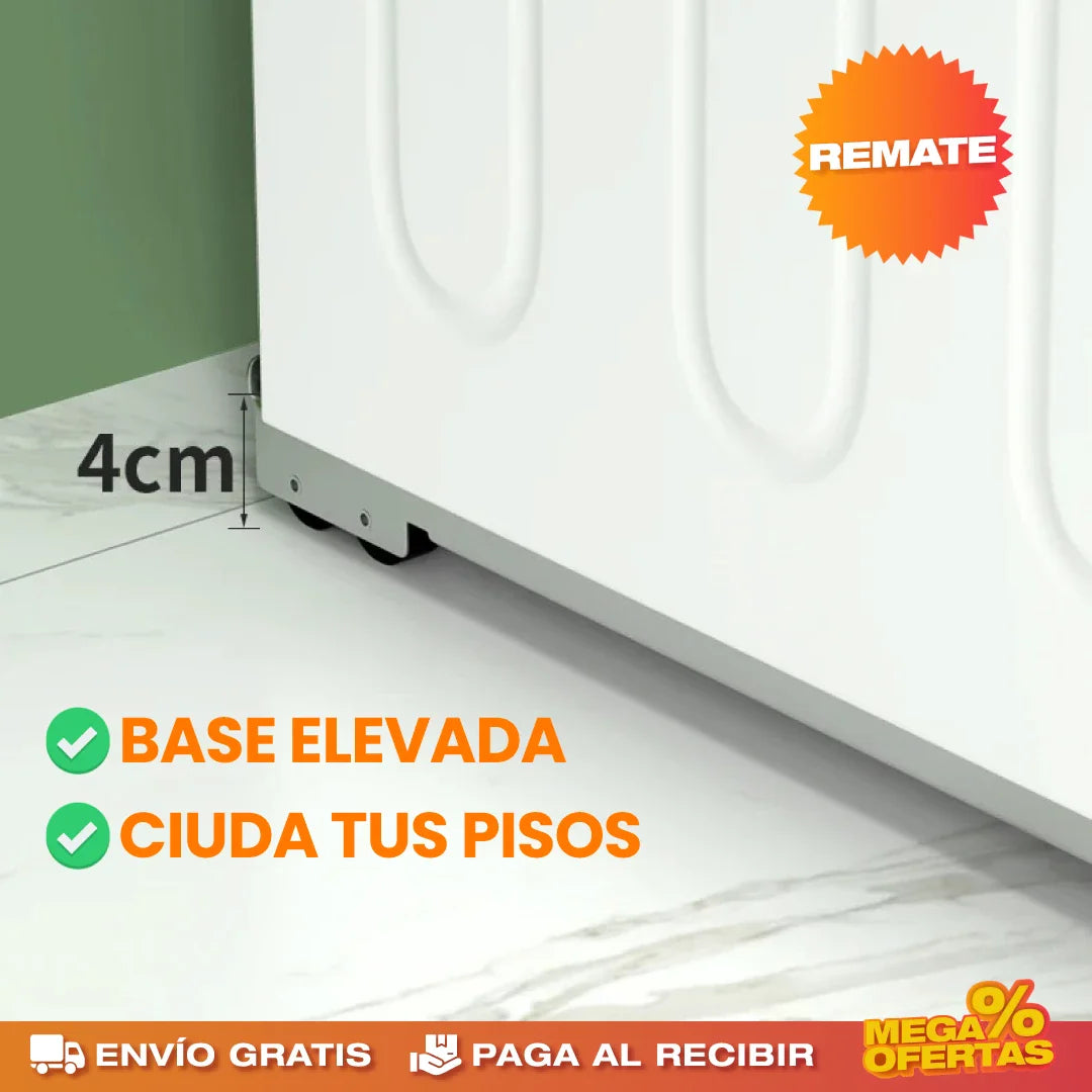 Stablix™ – Soporte Ajustable y Antideslizante para Electrodomésticos