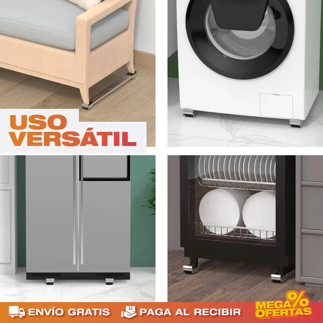 Stablix™ – Soporte Ajustable y Antideslizante para Electrodomésticos