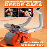 🔥 Rueda Abdominal Completa – Monitor Digital, Rebote Automático y Soporte Celular