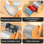 🔥 Rueda Abdominal Completa – Monitor Digital, Rebote Automático y Soporte Celular