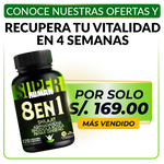SuperHuman™ 8 en 1 Cápsulas - Shilajit Ashwagandha Rhodiola Rosea Panax y Ginseng (120 Cápsulas)